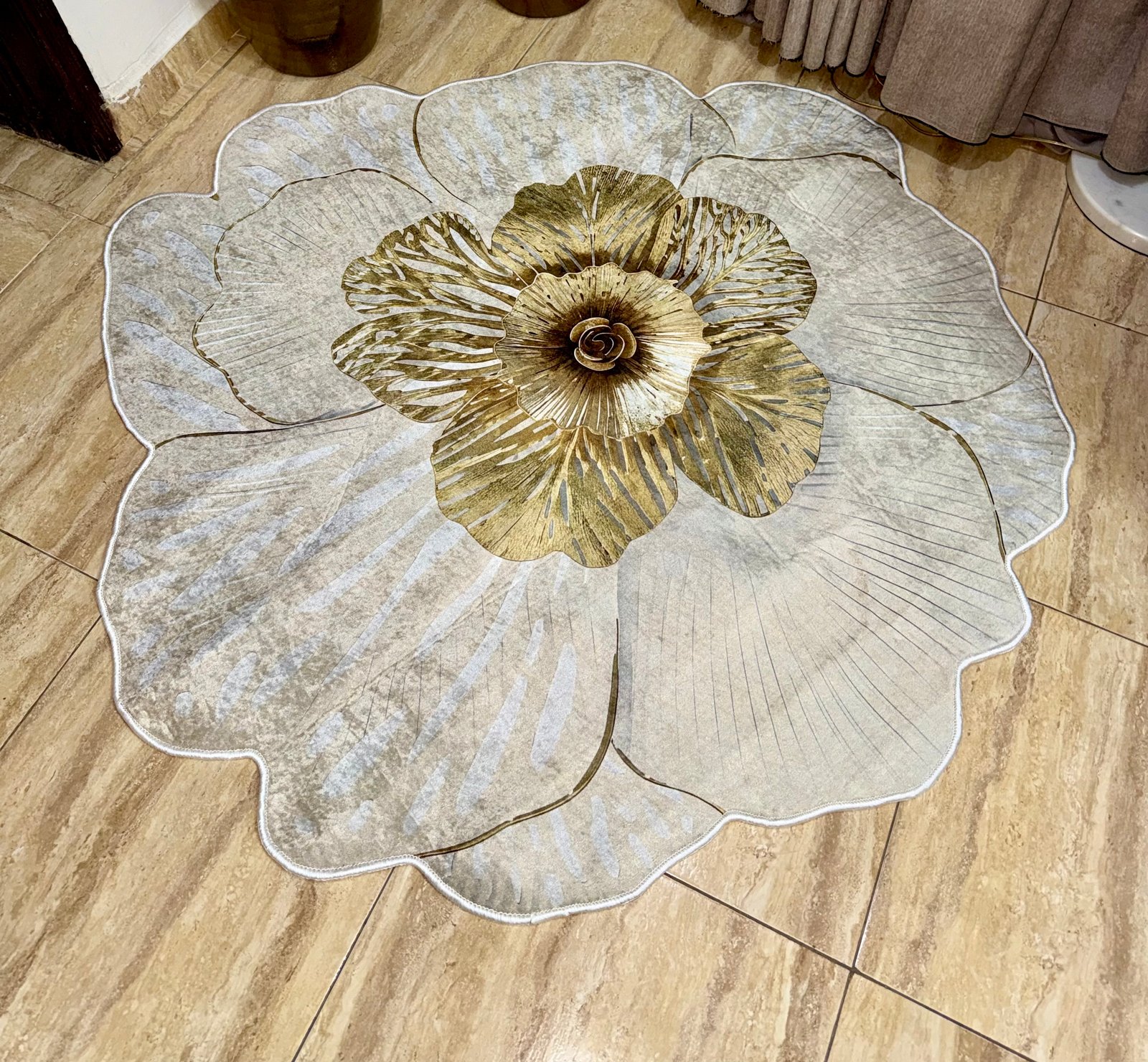 Golden Bloom Rug