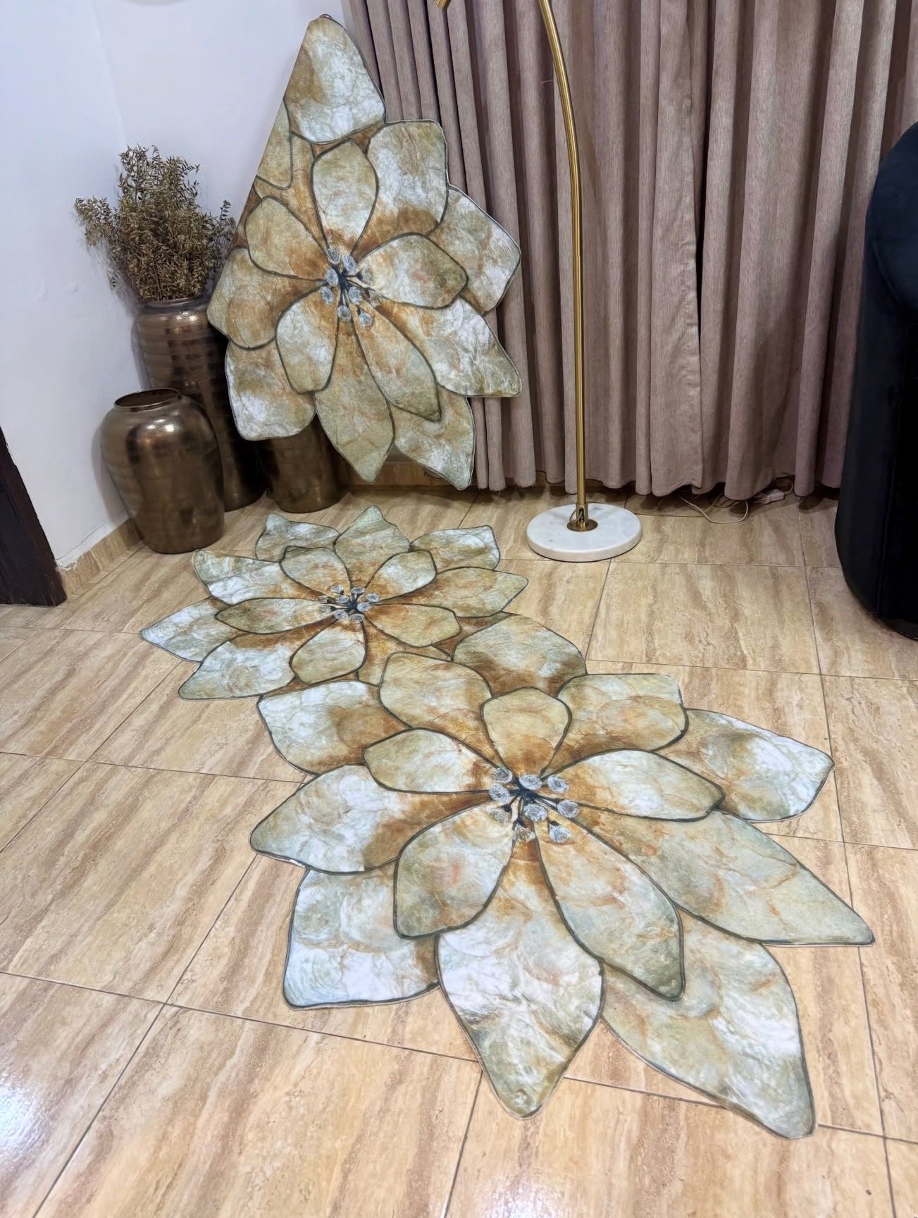 Golden Blossom Rug