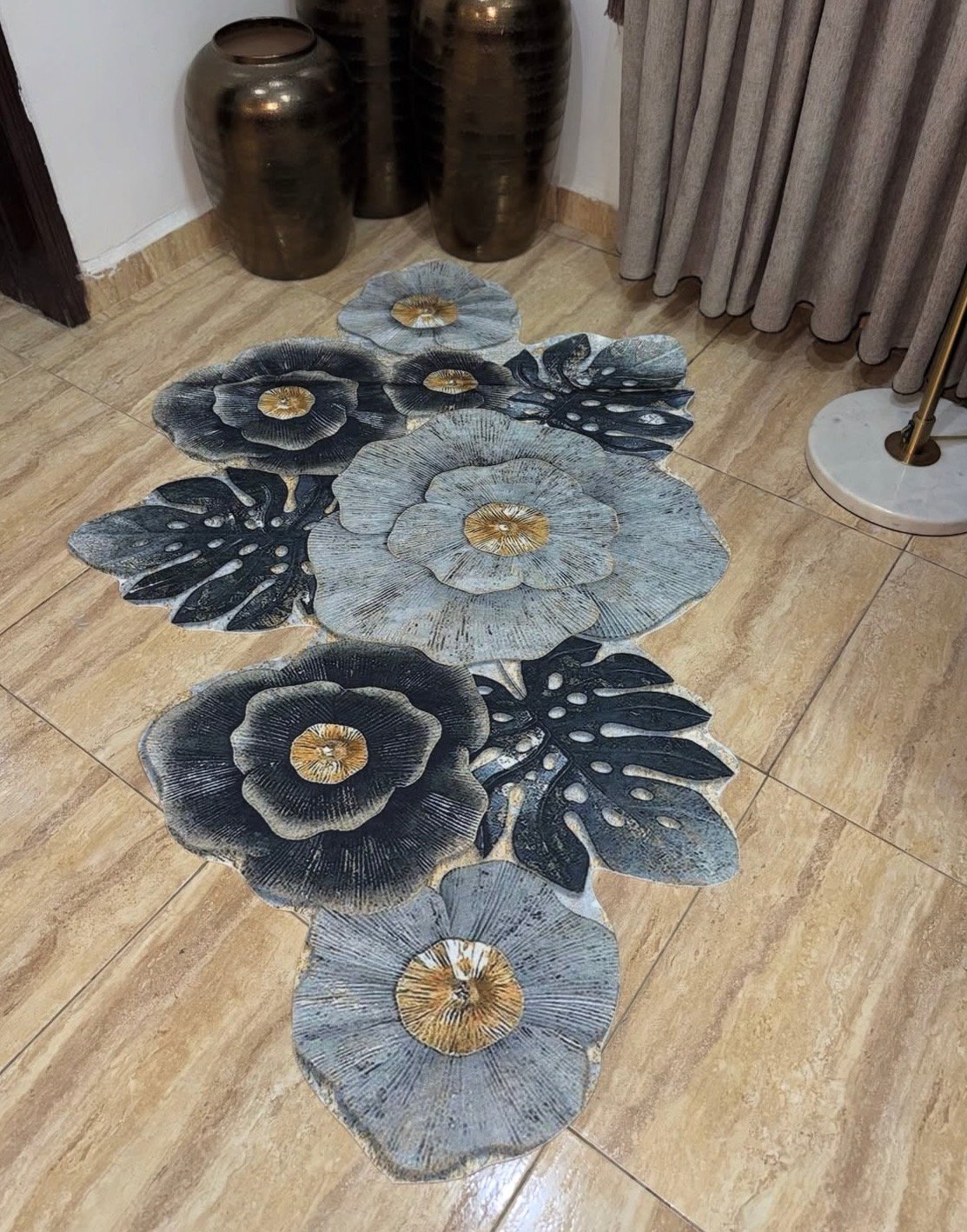 Midnight Bloom Rug