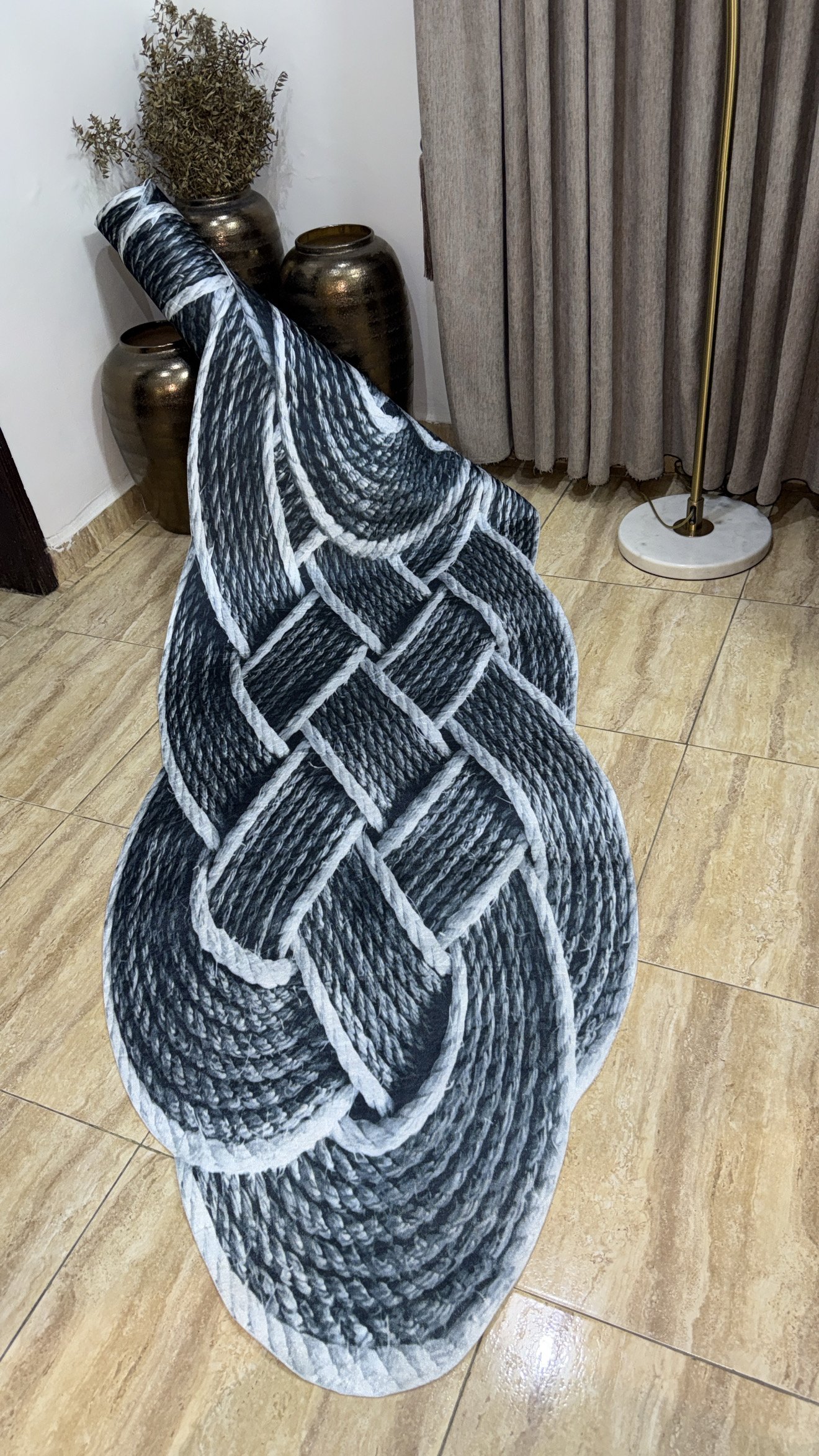 Monochrome Weave Rug