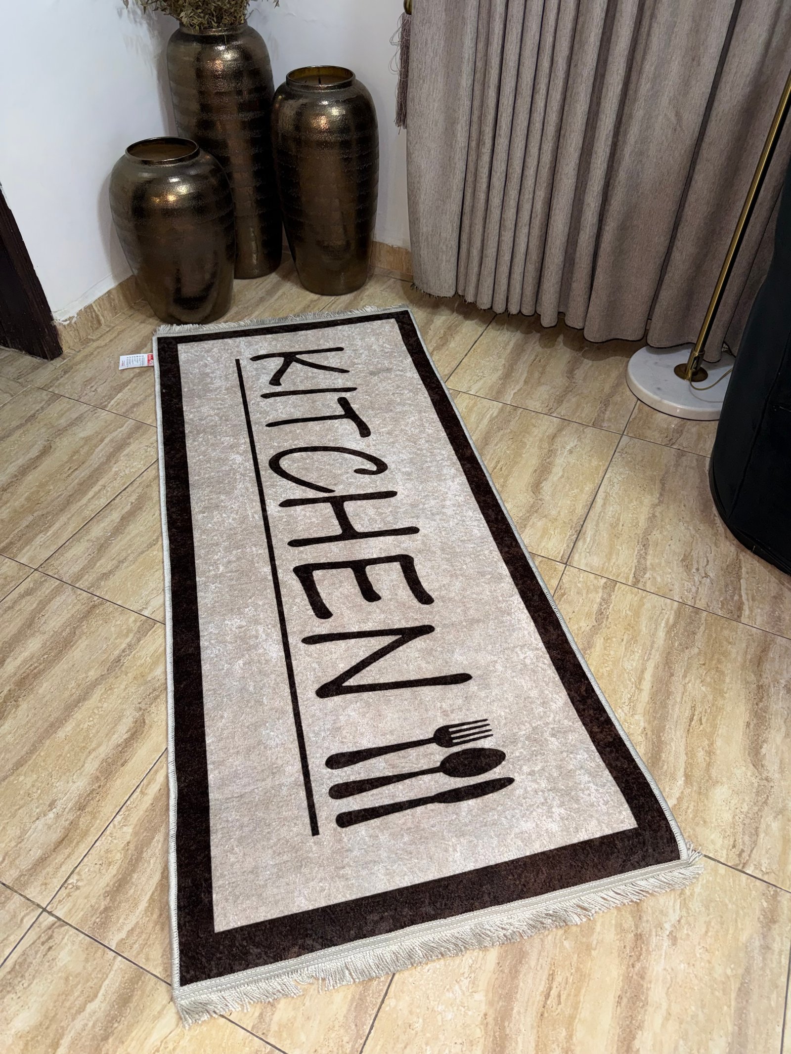 Mocha Kitchen Runner